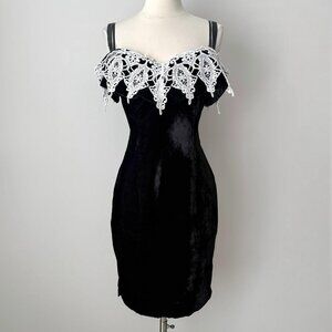 Miss Ashlee vintage off the shoulder dress
